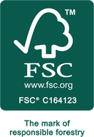 FSC® C164123 — the mark of responsible forestry