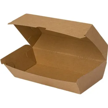 Kraft Paper Food Boxes FSC Dura Series 20,5 x 10 x 5.8 cm 100 pcs.
