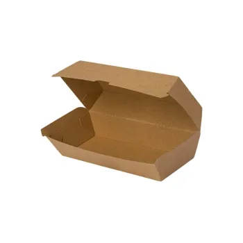 Kraft Paper Food Boxes FSC Dura Series 20,5 x 10 x 5.8 cm 100 pcs.