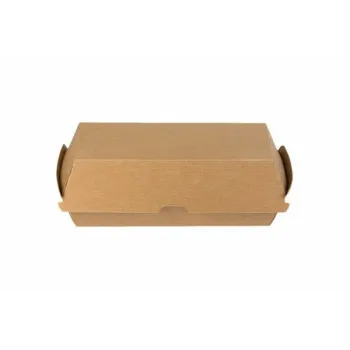 Kraft Paper Food Boxes FSC Dura Series 20,5 x 10 x 5.8 cm 100 pcs.