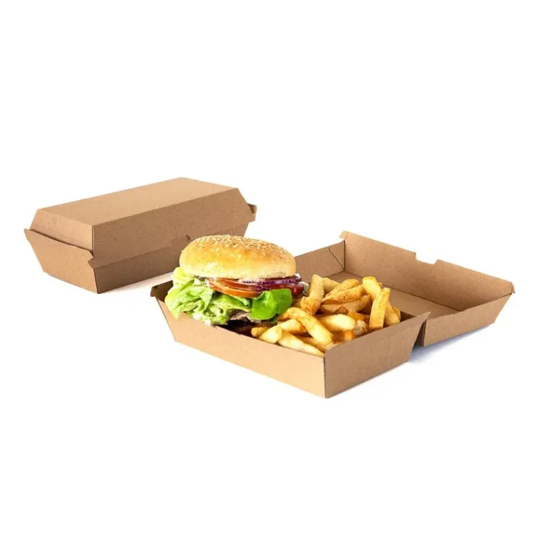 Kraft Paper Food Boxes FSC Dura Series 20,5 x 10 x 5.8 cm 100 pcs.