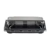 PS Sushi Trays N.10 and Transparent Lid (SET) 16.5x11.5x2cm. 50 Pcs.