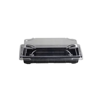 PS Sushi Trays N.10 and Transparent Lid (SET) 18.5x13.x 2cm. 50 Pcs.