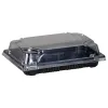 PS Sushi Trays N.10 and Transparent Lid (SET) 18.5x13.x 2cm. 50 Pcs.