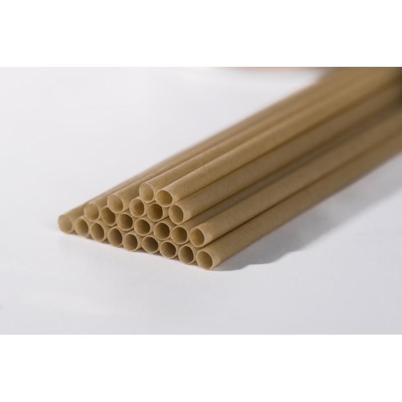 Compostable Straw dim 5mm L200mm (1.000PCS UNWRAPPED)