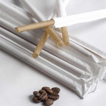Compostable Straw dim 8mm L200mm (1.000PCS WITH WRAPPING)