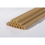 Compostable Straw Ø8×200mm, Unwrapped — 1000 pcs