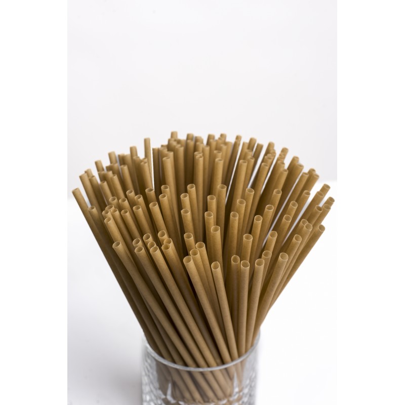 Compostable Straw dim 5mm L200mm (1.000PCS UNWRAPPED)