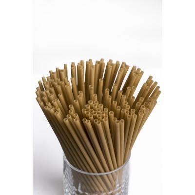 Compostable Straw dim 4mm L175mm (1.000PCS UNWRAPPED)
