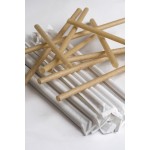 Compostable Καλαμάκι Ø8mm Μήκος 200mm Με Περιτύλιγμα — 1000τμχ