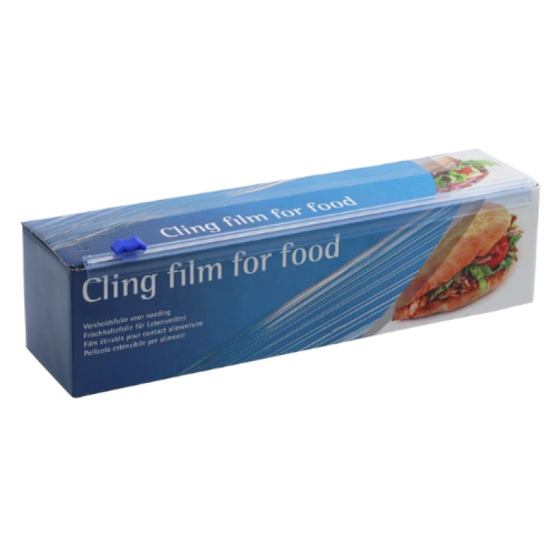 Cling Film For Food - Box with a serrated cutter (300m/30cm)