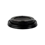 Black PS Hot Sip Lid 90mm — 100 pcs