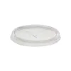 PET FLAT LID 95mm WITH HOLE 8mm 100 Pcs