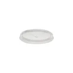 Flat PET Lid 95mm with 8mm Straw Hole — 100 pcs Flat PET Lid 95mm with 8mm Straw Hole — 100 pcs