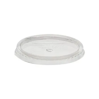 LIDS PET FLAT 90mm With Hole 8mm - FL90 100 PCS