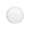 PET FLAT LID 95mm WITH HOLE 8mm 100 Pcs