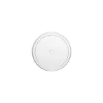 Flat PET Lid 95mm with 8mm Straw Hole — 100 pcs Flat PET Lid 95mm with 8mm Straw Hole — 100 pcs
