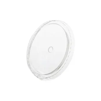 LIDS PET FLAT 90mm With Hole 8mm - FL90 100 PCS