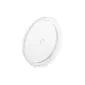 PET FLAT LID 95mm WITH HOLE 8mm 100 Pcs
