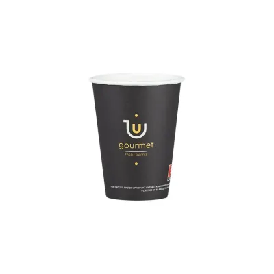 PAPER CUP 12OZ-90mm SW GOURMET BLACK  1000PCS