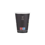Black Gourmet Single Wall Paper Cup 16oz — 1000 pcs