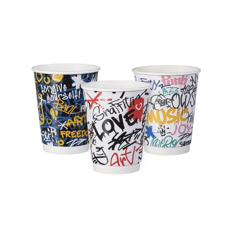 PAPER CUP 12OZ-90mm DW GRAFFITI MIX 500 Pcs PAPER CUP 12OZ-90mm DW GRAFFITI MIX 500 Pcs