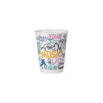 Graffiti Double Wall Paper Cup 12oz 90mm — 500 pcs Graffiti Double Wall Paper Cup 12oz 90mm — 500 pcs