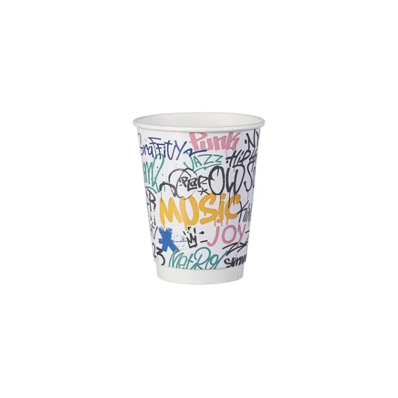 PAPER CUP 12OZ-90mm DW GRAFFITI MIX 500 Pcs PAPER CUP 12OZ-90mm DW GRAFFITI MIX 500 Pcs