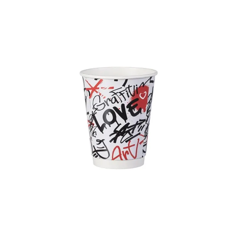 PAPER CUP 12OZ-90mm DW GRAFFITI MIX 500 Pcs PAPER CUP 12OZ-90mm DW GRAFFITI MIX 500 Pcs