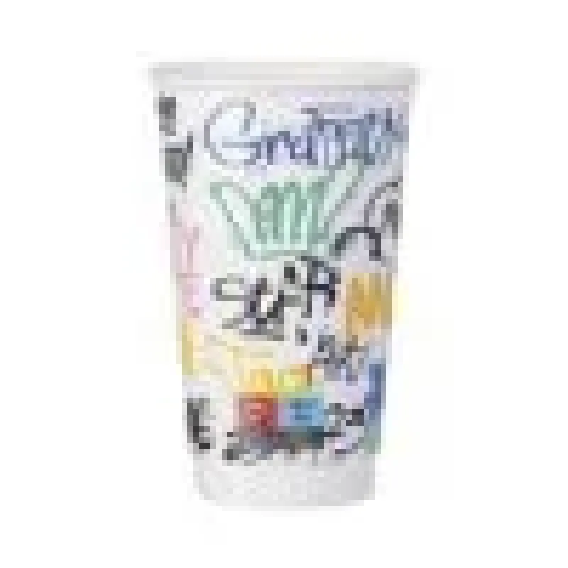 PAPER CUP 16OZ-90mm DW GRAFFITI MIX 500 Pcs