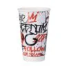 PAPER CUP 16OZ-90mm DW GRAFFITI MIX 500 Pcs