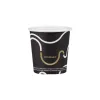 PAPER CUP 4OZ SW GOURMET BLACK 50PCS