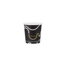 Χάρτινο Ποτήρι 4oz Μονού Τοιχώματος Μαύρο Gourmet — 50τμχ