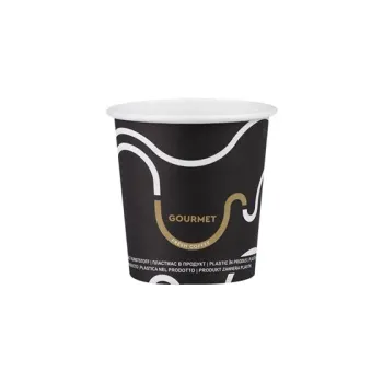 PAPER CUP 4OZ SW GOURMET BLACK 50PCS