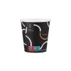 PAPER CUP 4OZ SW GOURMET BLACK 50PCS