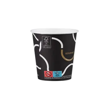 PAPER CUP 4OZ SW GOURMET BLACK 50PCS