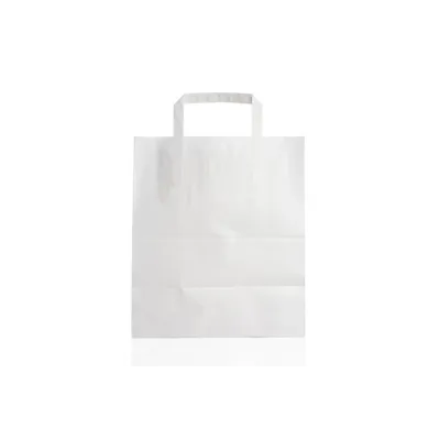 WHITE PAPER BAG TAKE AWAY 32X21X33cm 250pcs