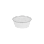 Sauce Cup with Hinged Lid 120ml (4oz) — 100 pcs