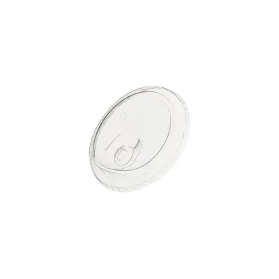 FLAT LID PET 90mm Strawless 50 PCS
