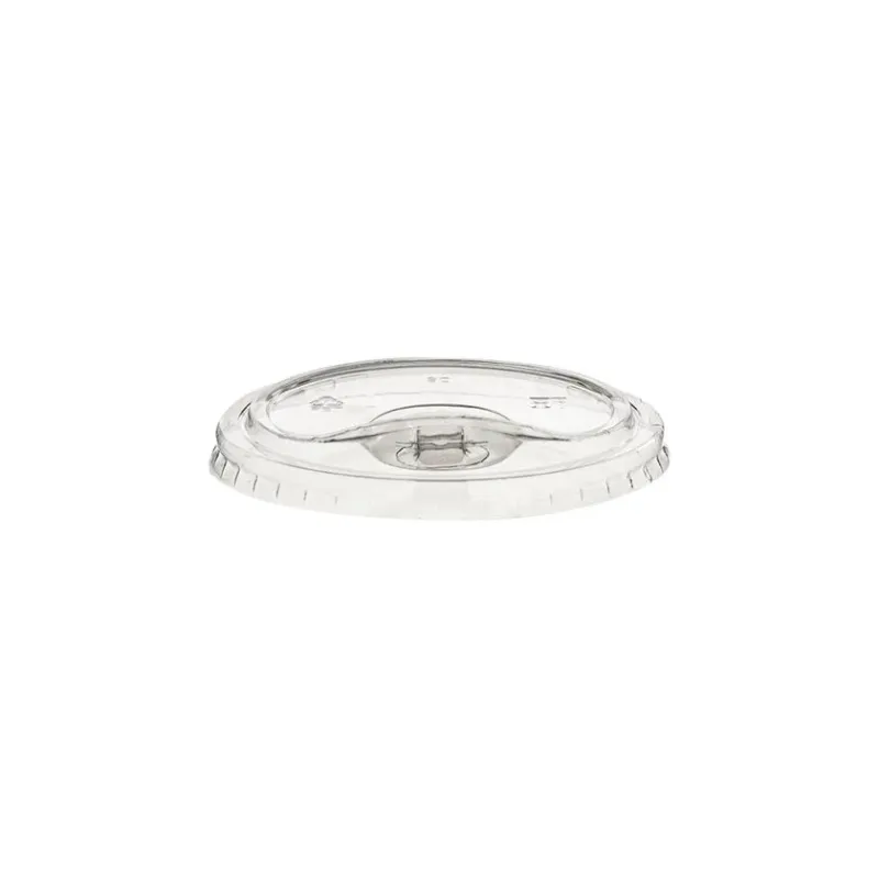 FLAT LID PET 90mm Strawless 50 PCS