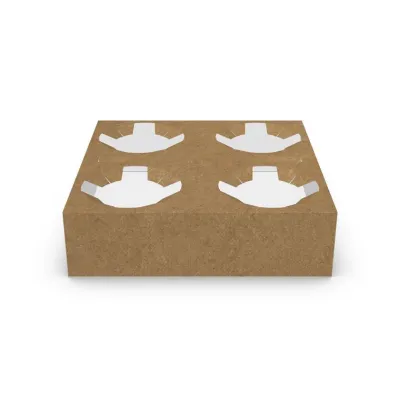 Paper Cupholders 4 Compartments 50 PCS