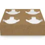 Paper Cupholders 4 Compartments KRAFT 50 PCS