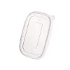PP TRANSPARENT Lids for Rectangular kraft paper food containers 500-1000ml. 50pcs.