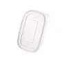 PP TRANSPARENT Lids for Rectangular kraft paper food containers 500-1000ml. 50pcs.