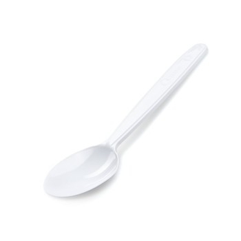 Spoon PP reusable white 16 cm pack of 50 pcs