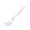 Fork PP reusable white 18.5 cm pack of 50 pcs
