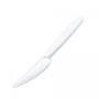 Knife PP reusable white 19 cm pack of 50 pcs