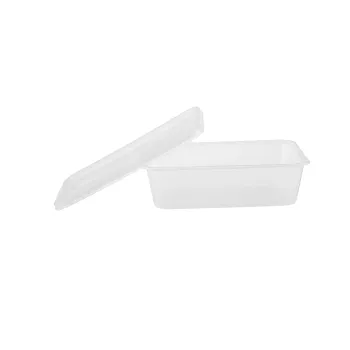 500 Pieces PP Microwavable Container 500ML With Lids
