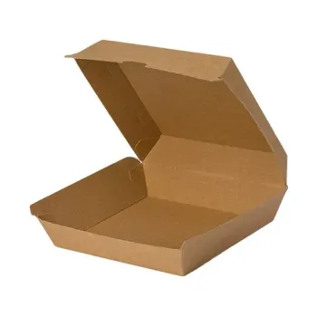 Kraft QD17575D Paper Food Boxes FSC Dura Series 17.5 x 16.5 x 7.5 cm. 100 pcs.