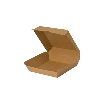 Kraft QD17575D Paper Food Boxes FSC Dura Series 17.5 x 16.5 x 7.5 cm. 100 pcs.